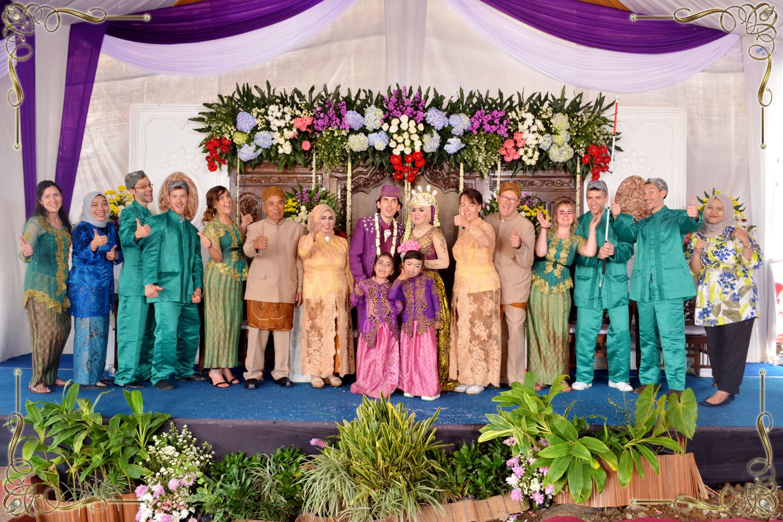 Cérémonie de mariage à Gandrung