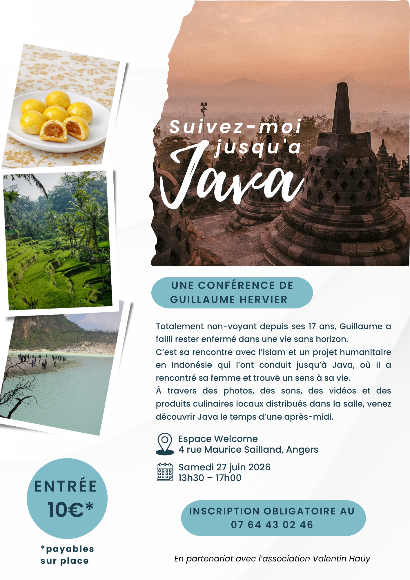 Affiche promotionnelle de la conférence Java Horizon à Angers le 27 juin 2026